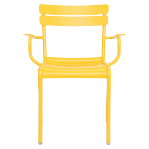 Fauteuil empilable Luxembourg Fermob miel face