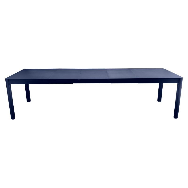 Ribambelle table 3 allonges fermob bleu abysse