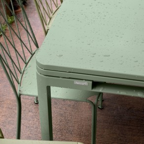 Table à allonges Biarritz Fermob vert cactus ambiance 10